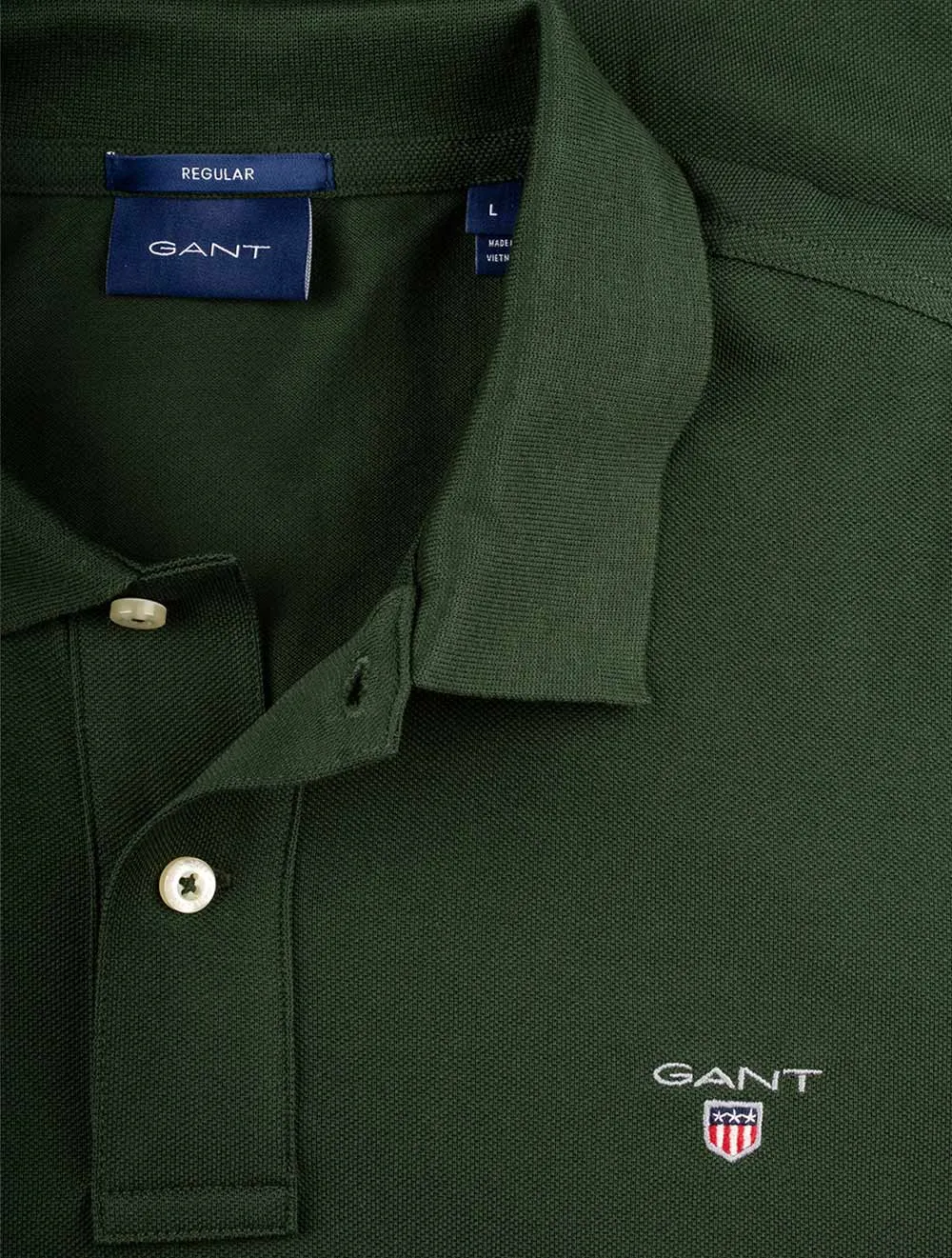 Original Long Sleeve Piqu�� Polo Shirt Storm Green