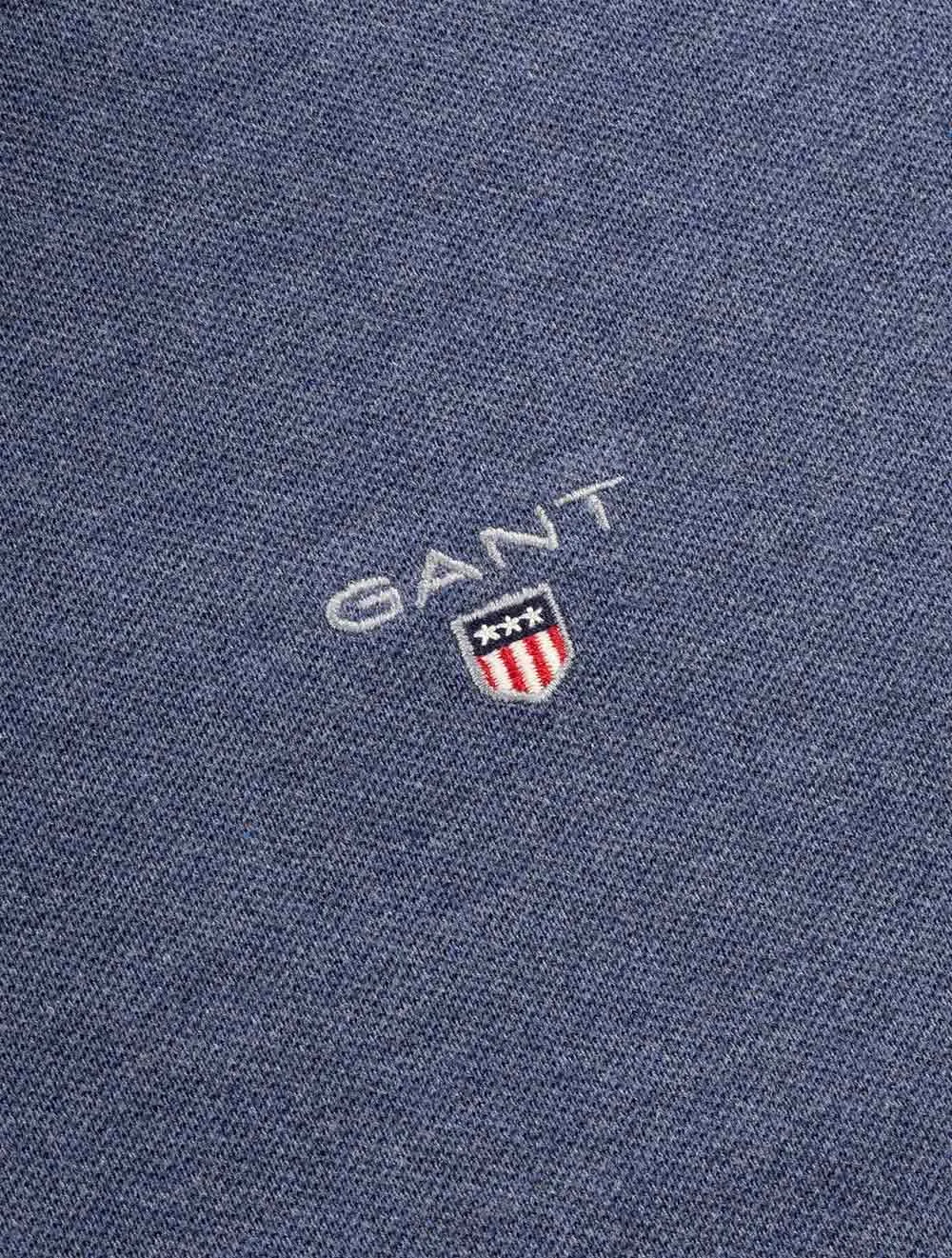 Original Piqu�� Polo Shirt Dark Jeansblue Melange