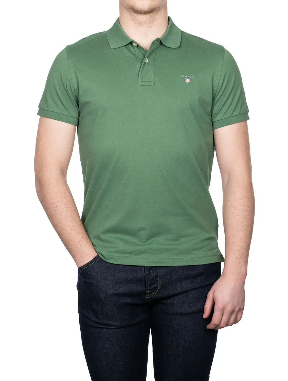 Original Piqu�� Polo Shirt Leaf Green