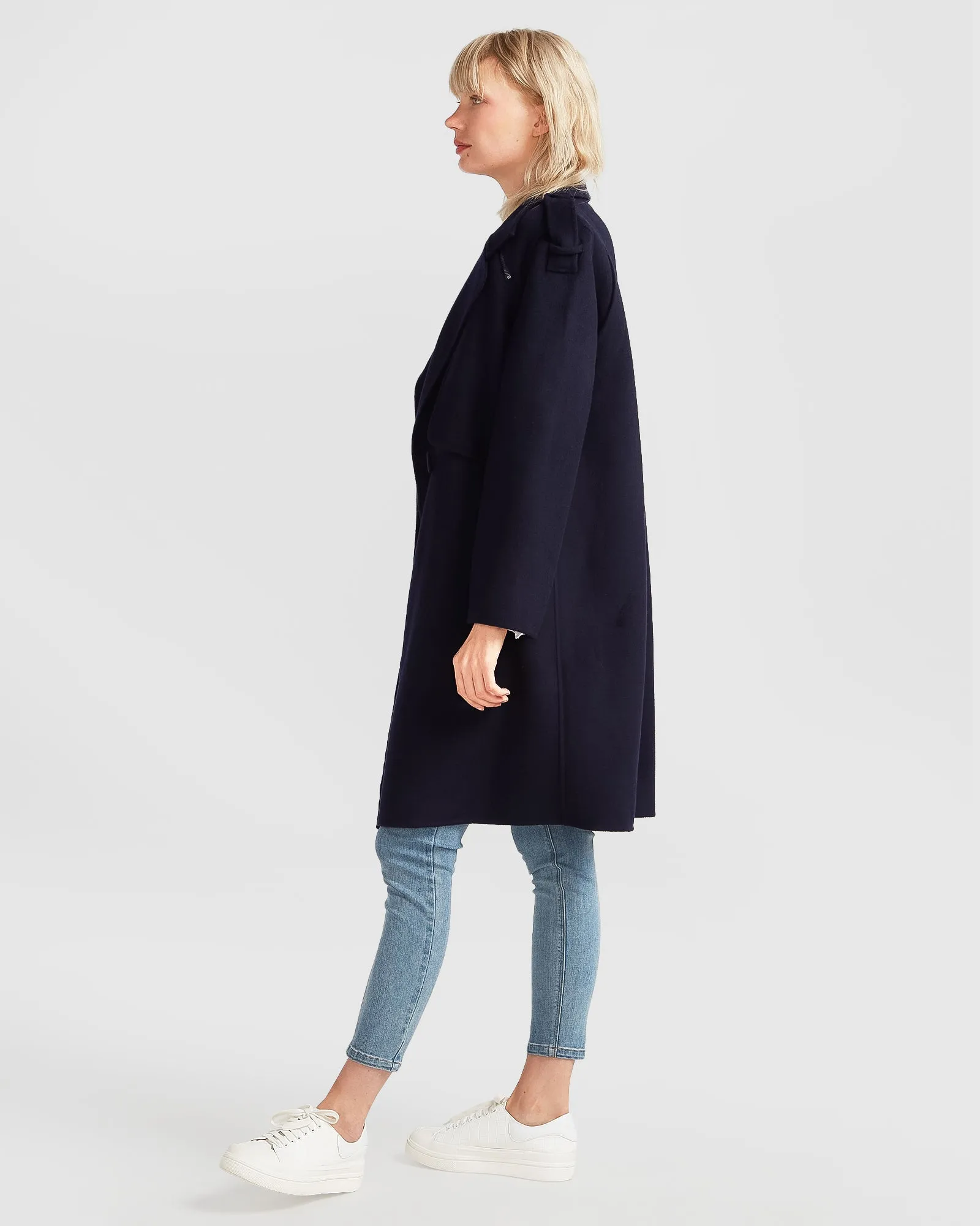 Palm City Wool Blend Coat