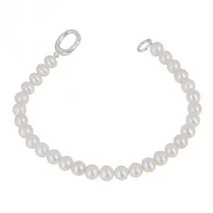 Pearl Charm Holder Catch Bracelet B5388W Beginnings Jewellery