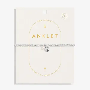 Pearl Silver Plated Anklet 8625 Joma Jewellery