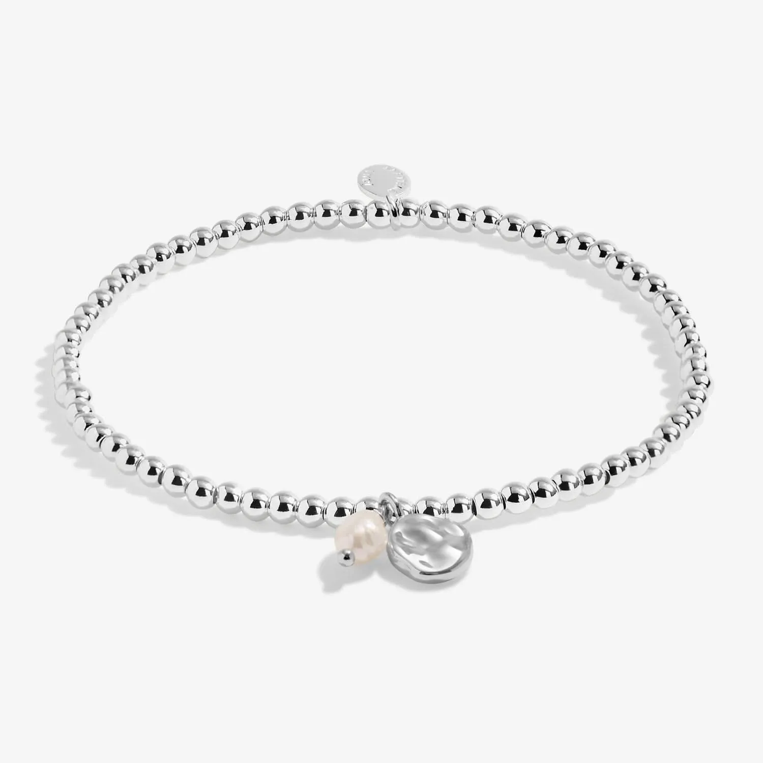 Pearl Silver Plated Anklet 8625 Joma Jewellery