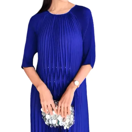 Pleated elegant dress