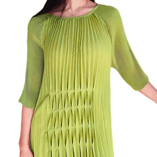 Pleated elegant dress