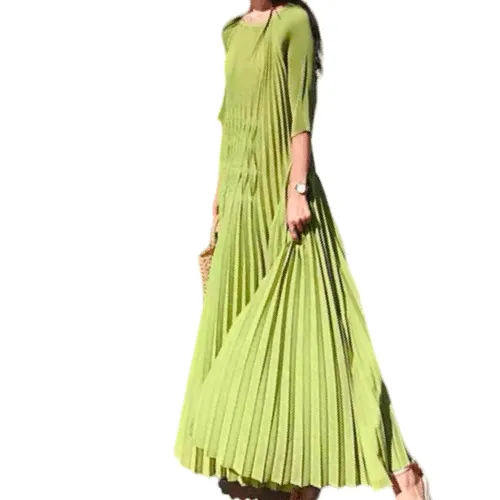 Pleated elegant dress