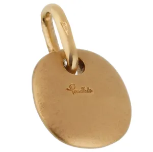 Pomellato Yellow Gold Circular Pendant Charm Pomellato Jewelry