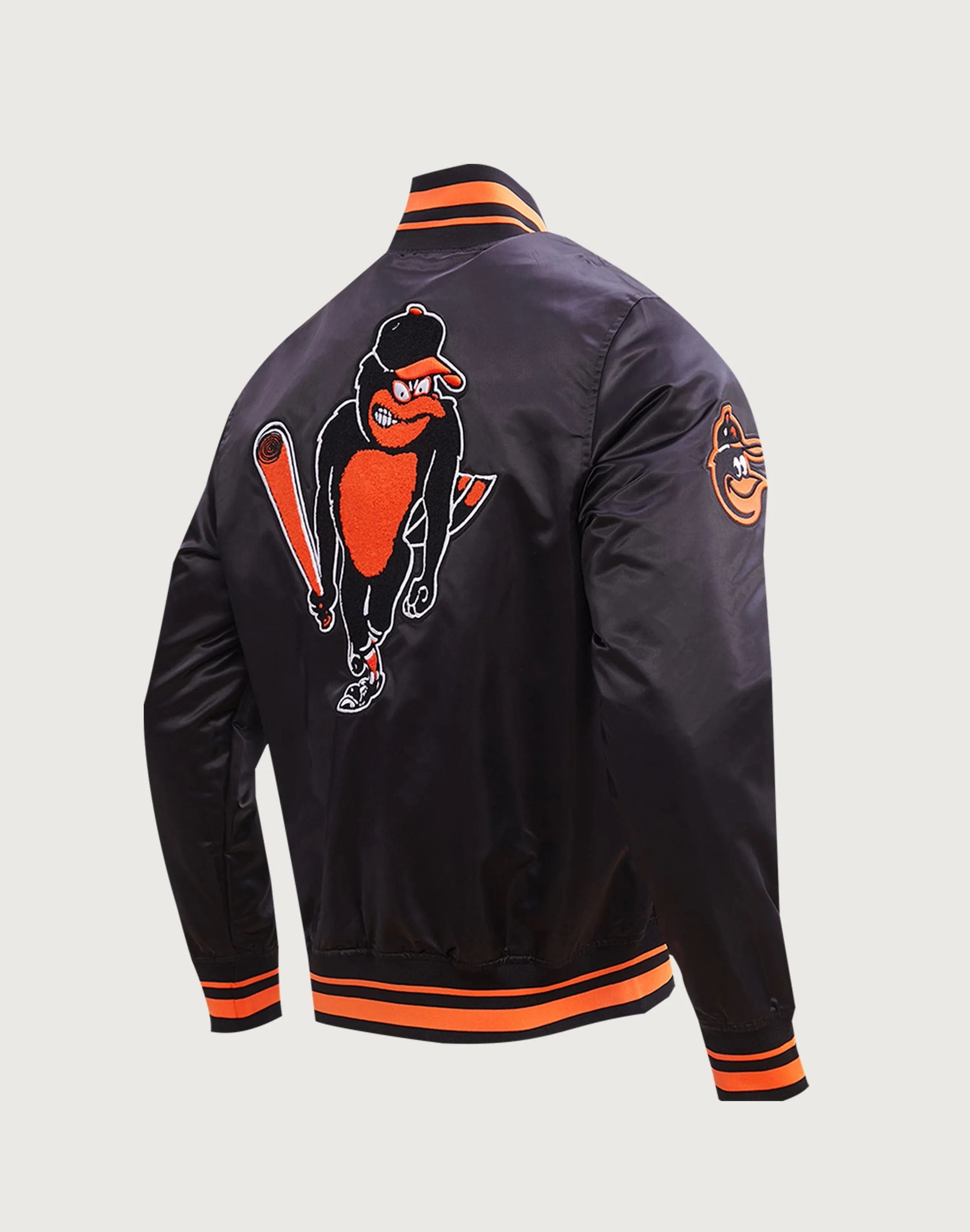 Pro Standard Baltimore Orioles Retro Classic Rib Satin Jacket