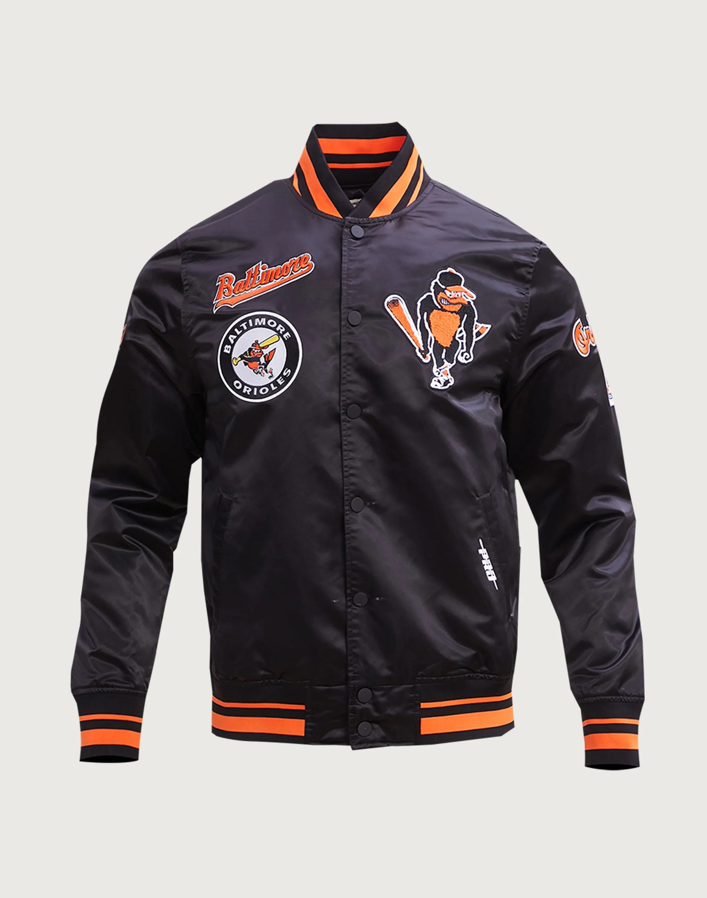 Pro Standard Baltimore Orioles Retro Classic Rib Satin Jacket
