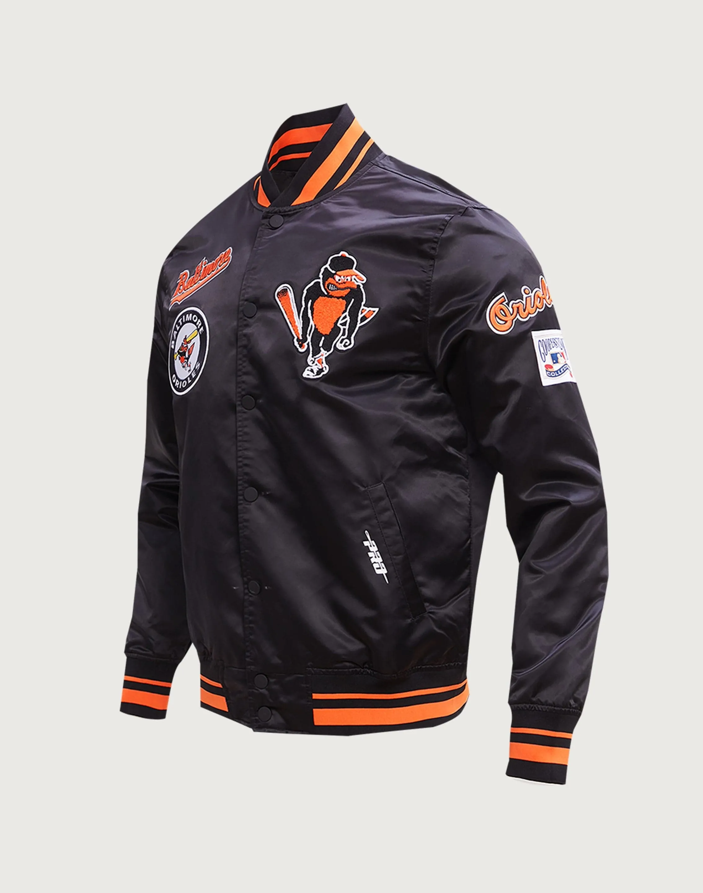 Pro Standard Baltimore Orioles Retro Classic Rib Satin Jacket