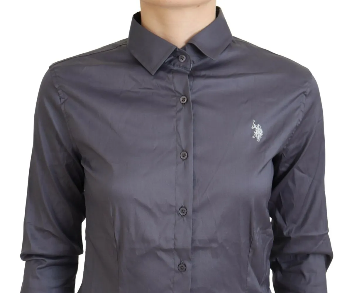 Ralph Lauren  Printed Long Sleeves Colla Women's Top