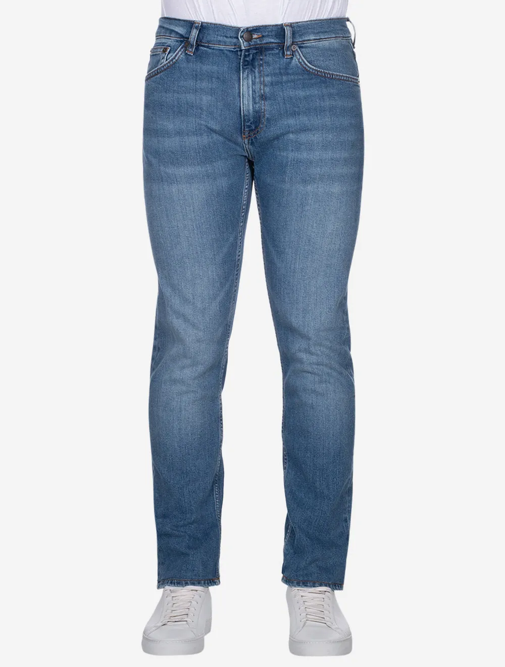 Regular Jeans Mid Blue Worn In