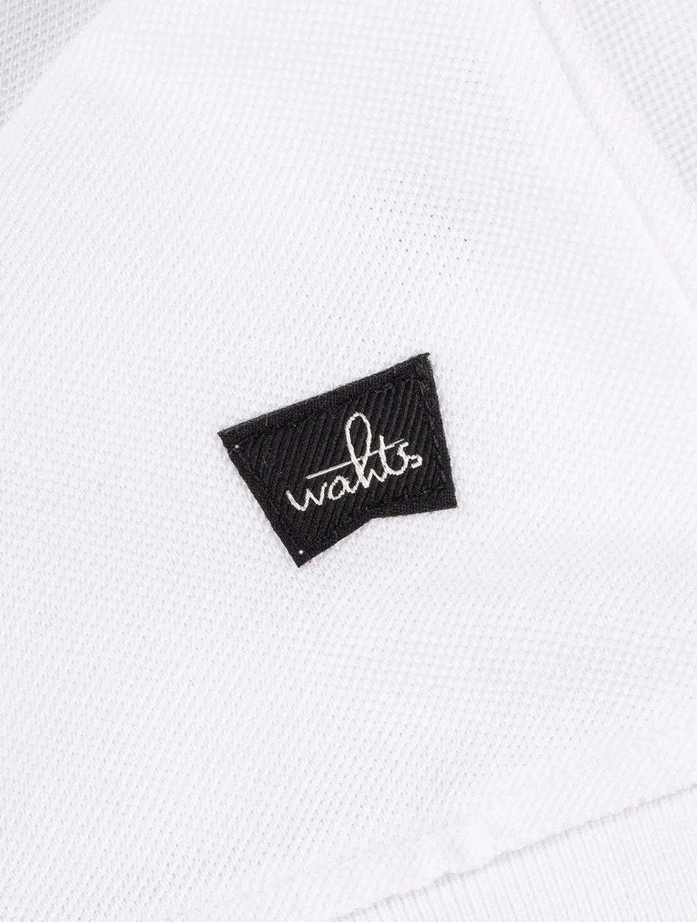 Rice Retro Poloshirt Pure White