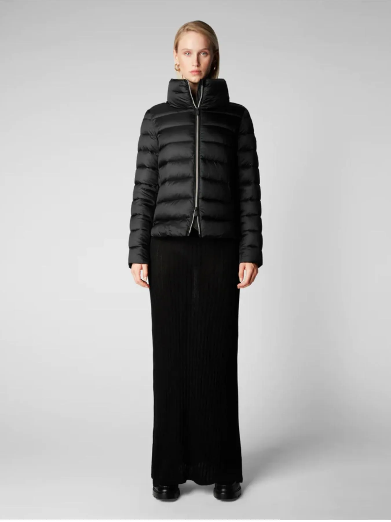 Save the Duck Women's Elsie Puffer Jacket, Black