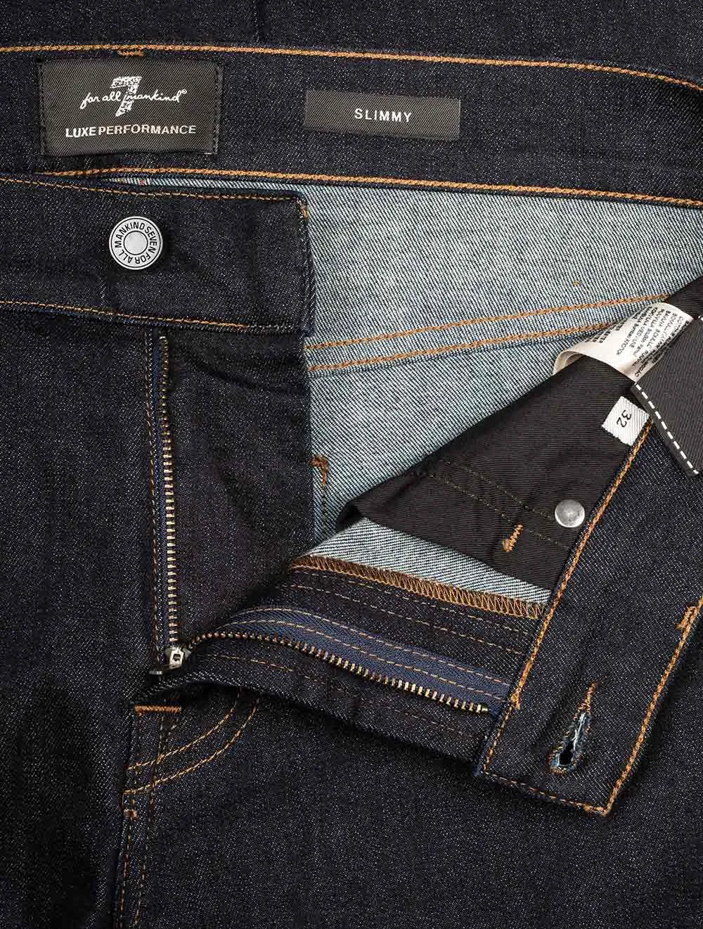 Seven Mankind Slimmy Navy