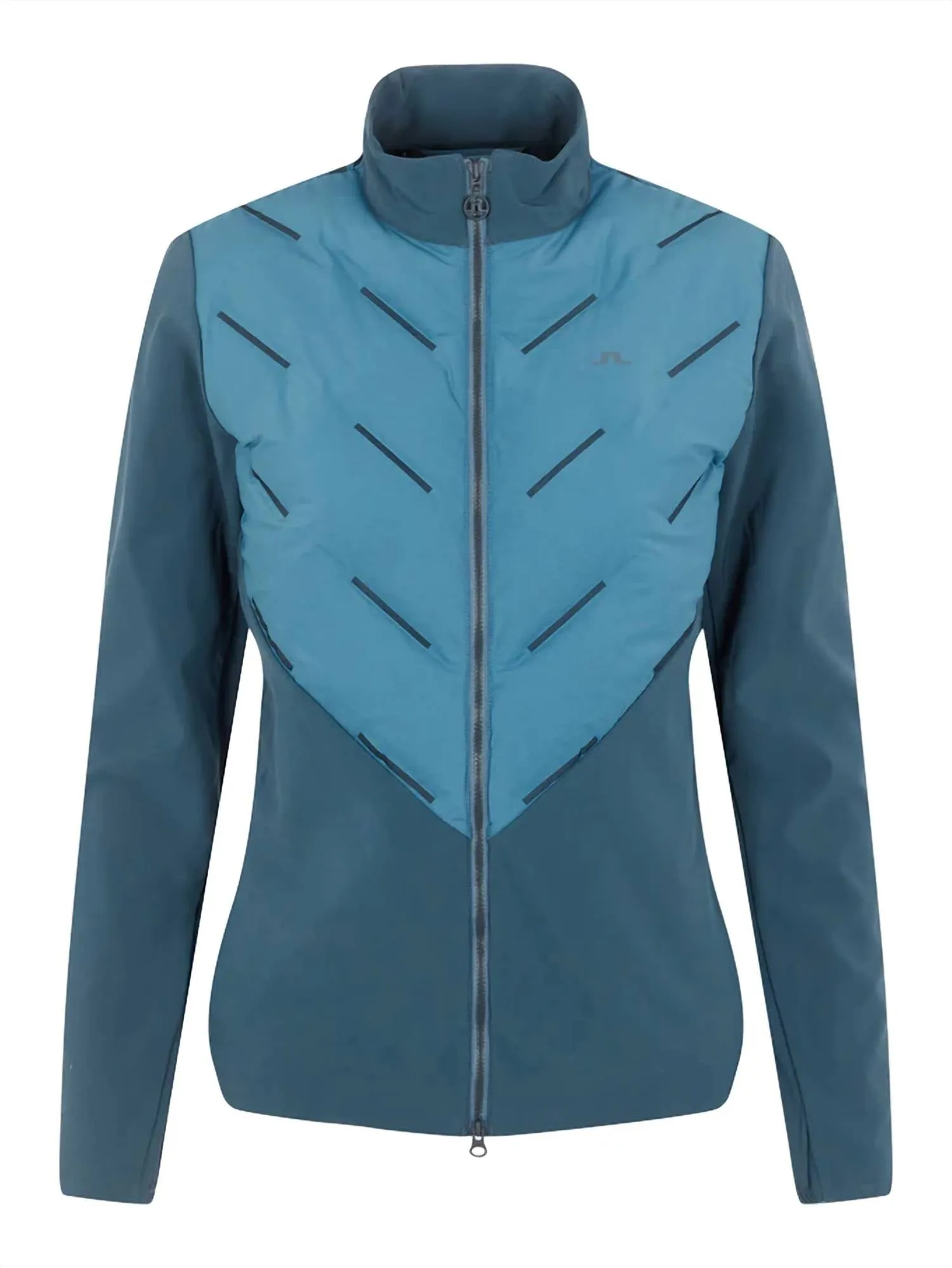 Shield Hybrid Golf Jacket In Captain Blue