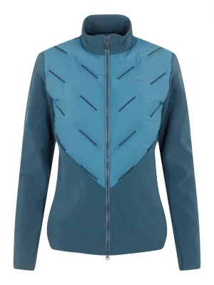 Shield Hybrid Golf Jacket In Captain Blue