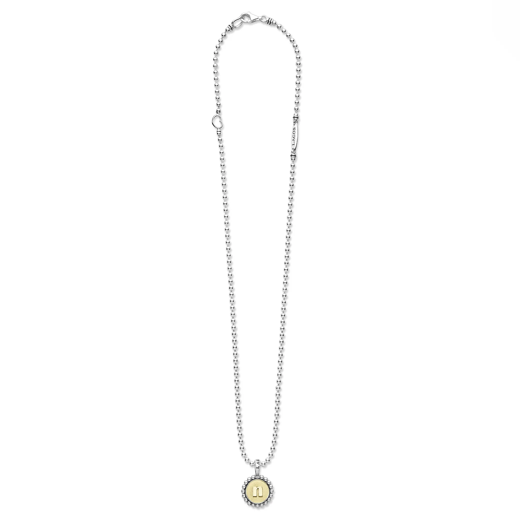 Signature Caviar Jewelry Signature Caviar N Initial Charm Necklace