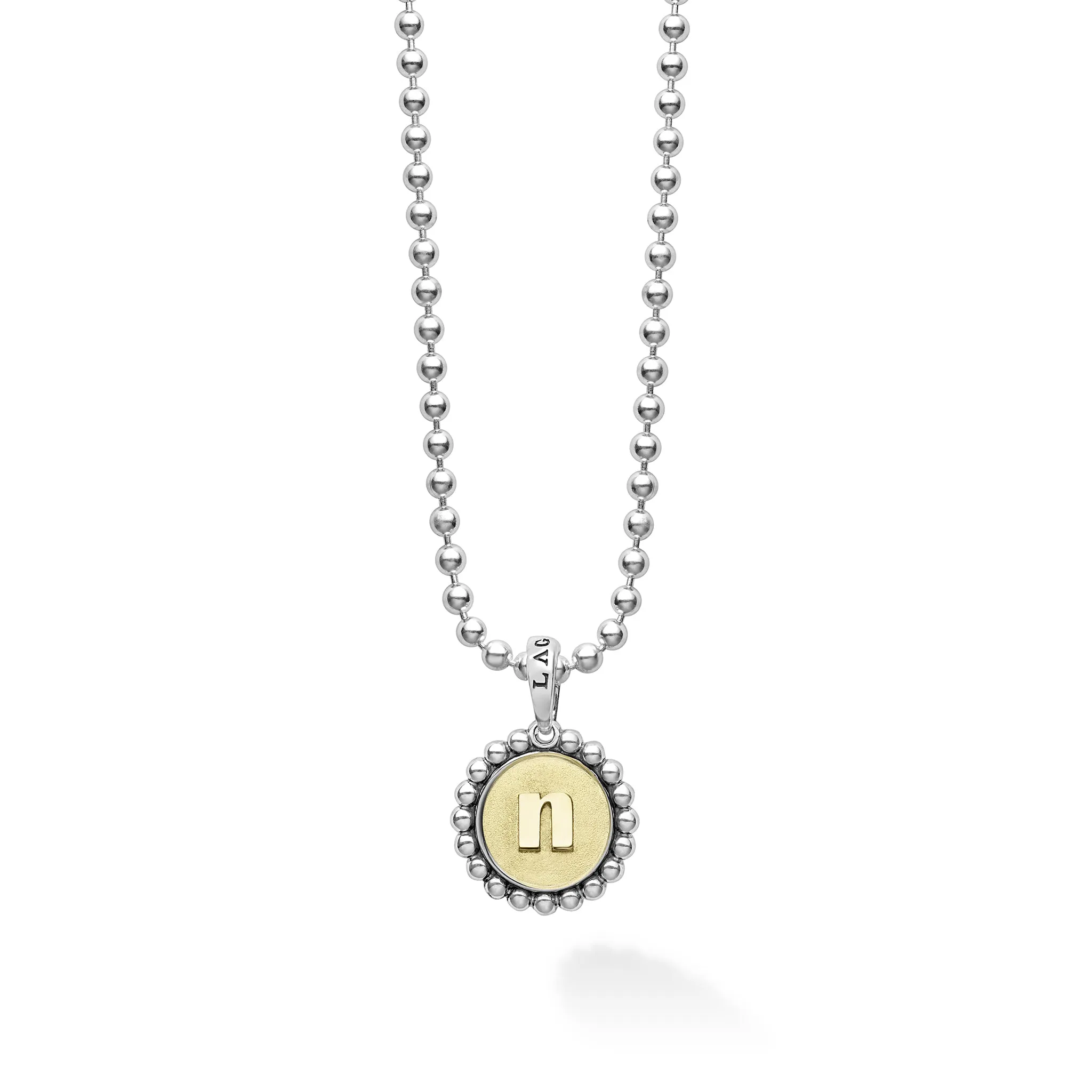 Signature Caviar Jewelry Signature Caviar N Initial Charm Necklace