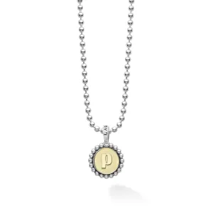 Signature Caviar Jewelry Signature Caviar P Initial Charm Necklace