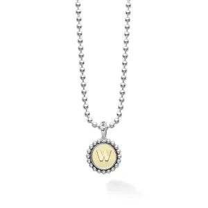 Signature Caviar Jewelry Signature Caviar W Initial Charm Necklace
