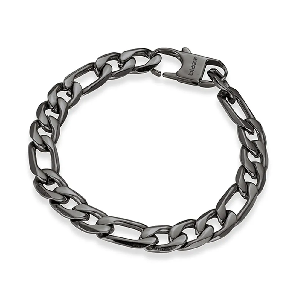 Silver & Stainless Essentials Jewellery Men Bracelet -  Stainless Steel 10mm Curb Link