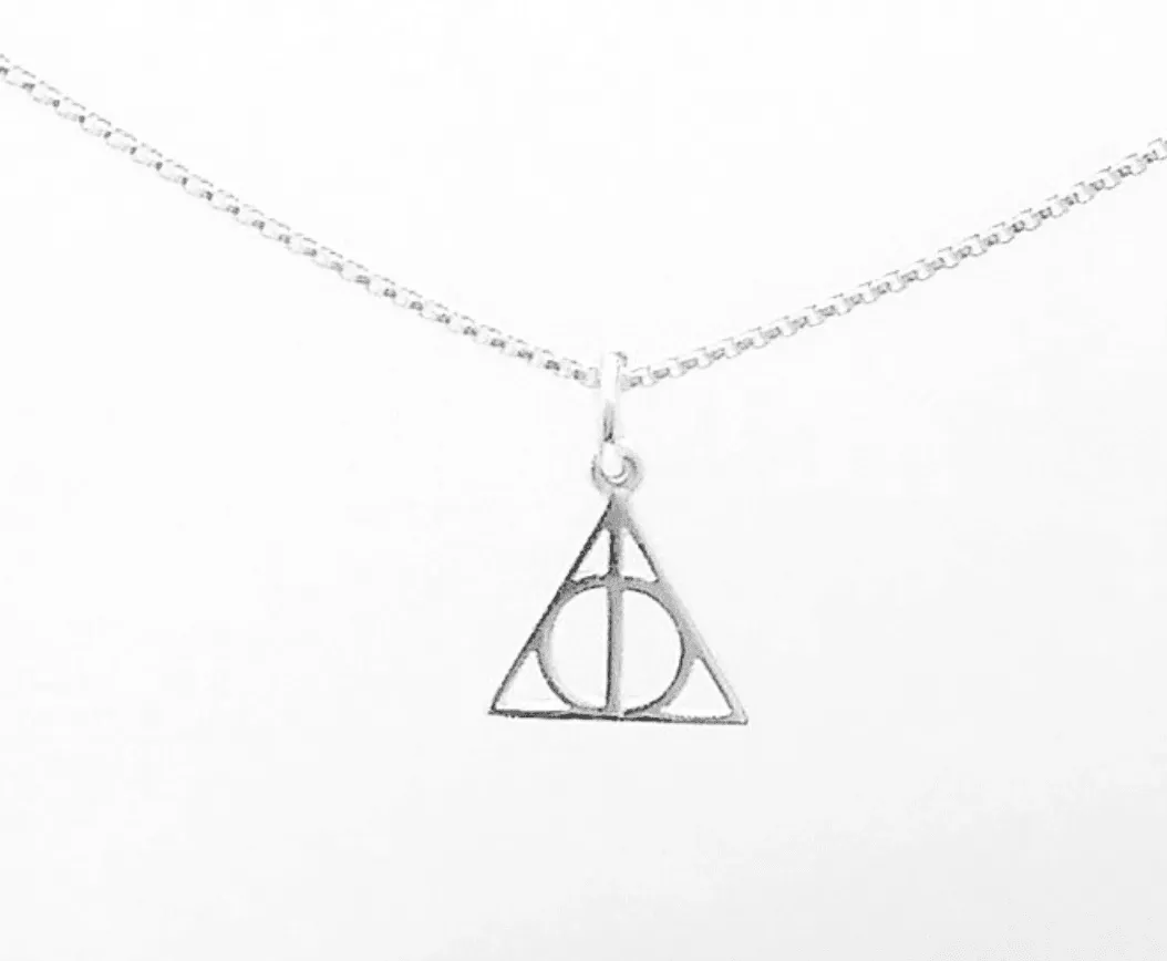 Silver Parrot Jewelry Sterling Silver Deathly Hallows Pendant