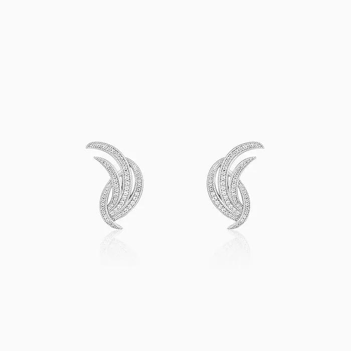 Silver Way Of The Vine Earrings