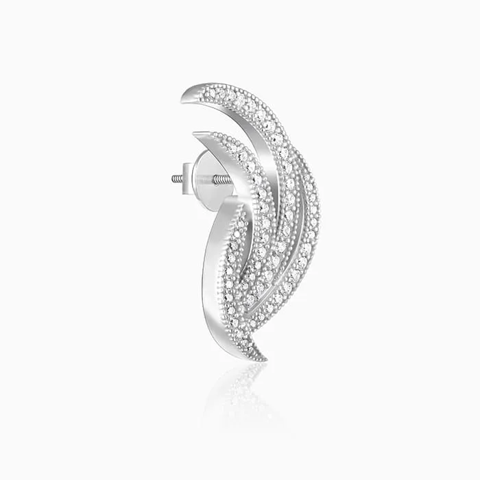 Silver Way Of The Vine Earrings