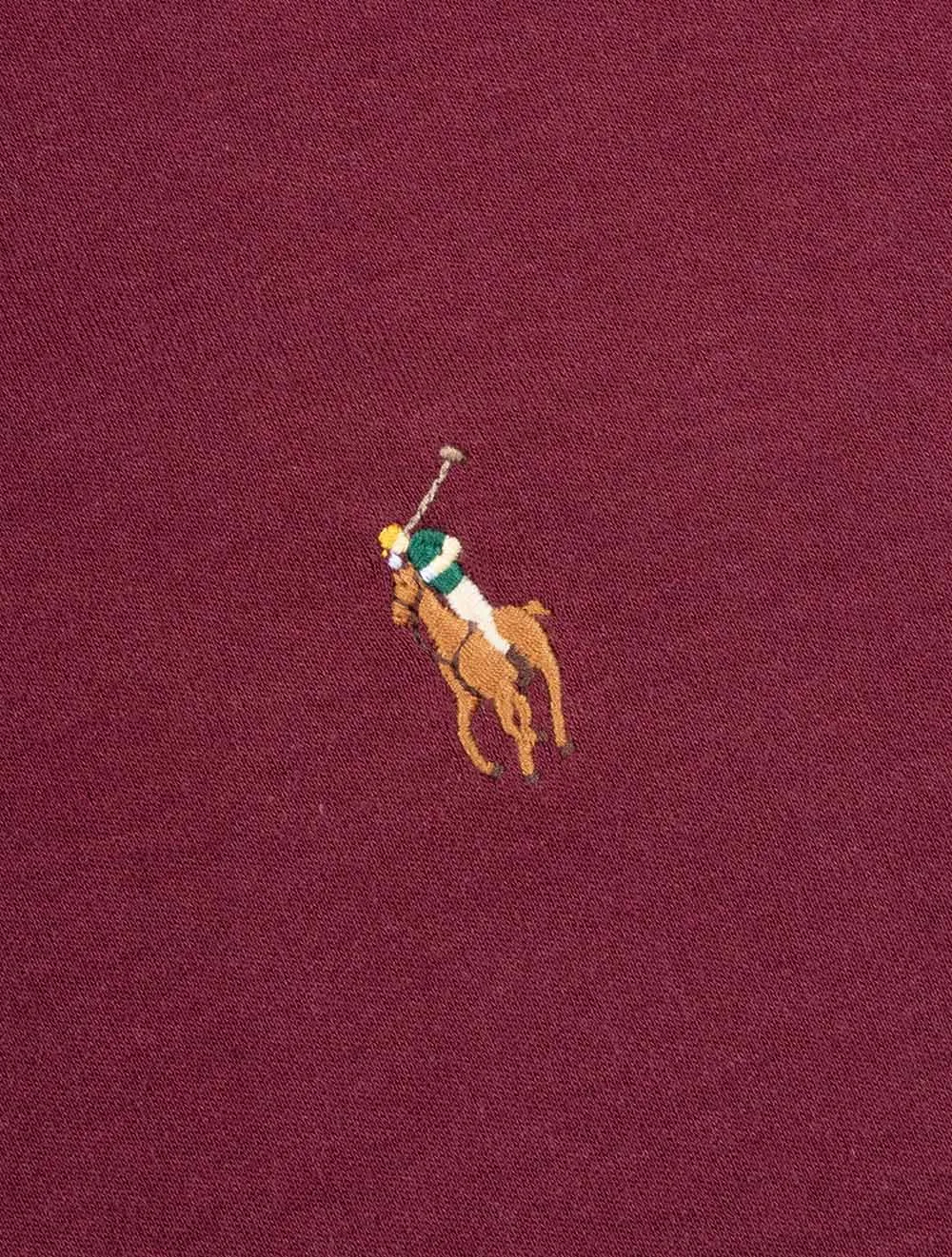Slim Fit Pima Long Sleeve Polo Red
