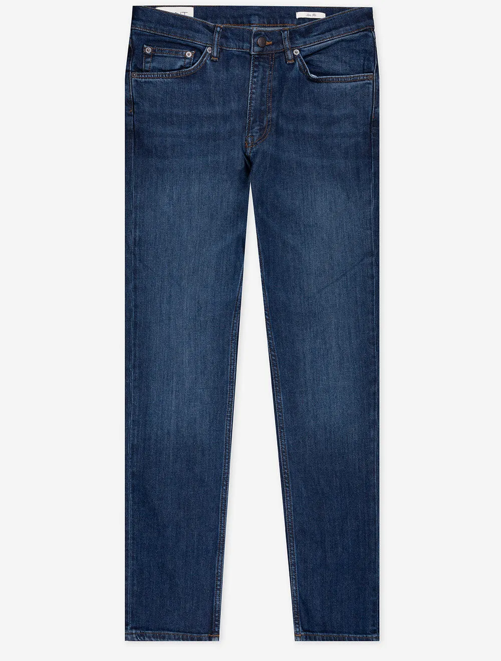 Slim Jeans Dark Blue Worn In