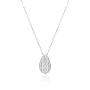 Sterling Silver Goccia Altro Necklace SJ-N2480-CZ Sif Jakobs Jewellery