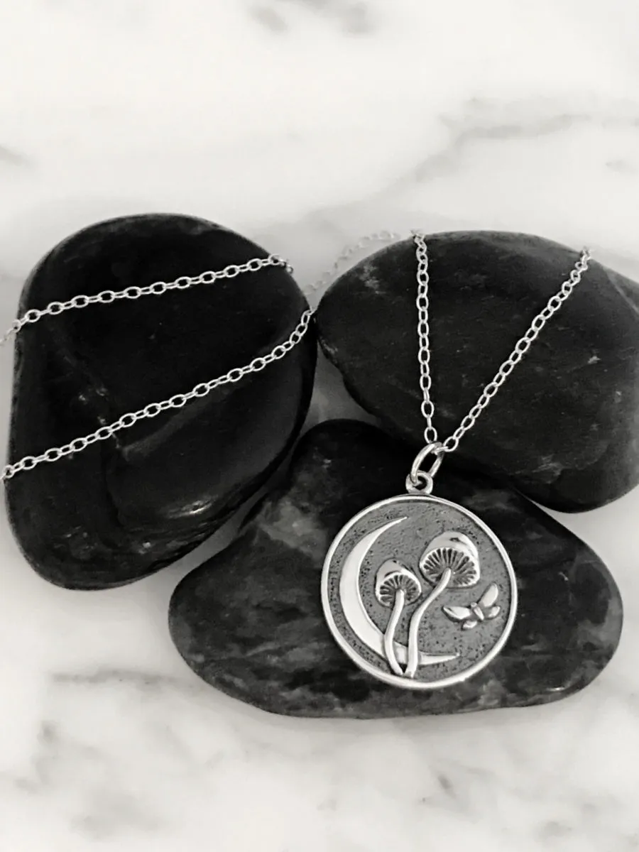 Sterling Silver Jewelry Night Magic Necklace