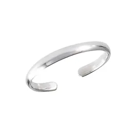 Sterling Silver Jewelry Simple Band Toe Ring