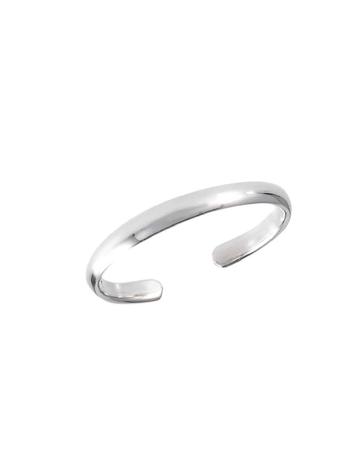 Sterling Silver Jewelry Simple Band Toe Ring