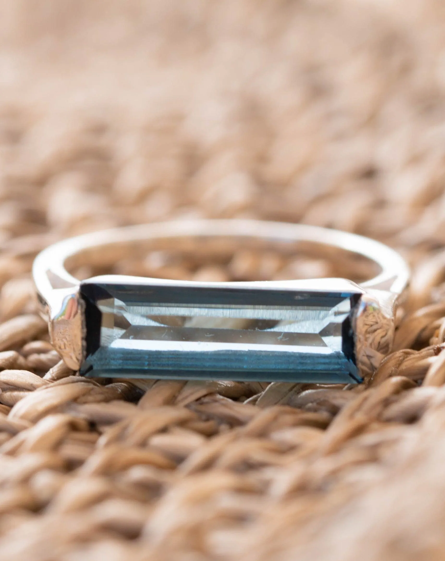 Sterling Silver Rings Carine Ring ~ Iolite Hydro ~ Sterling Silver 925 ~ MR230