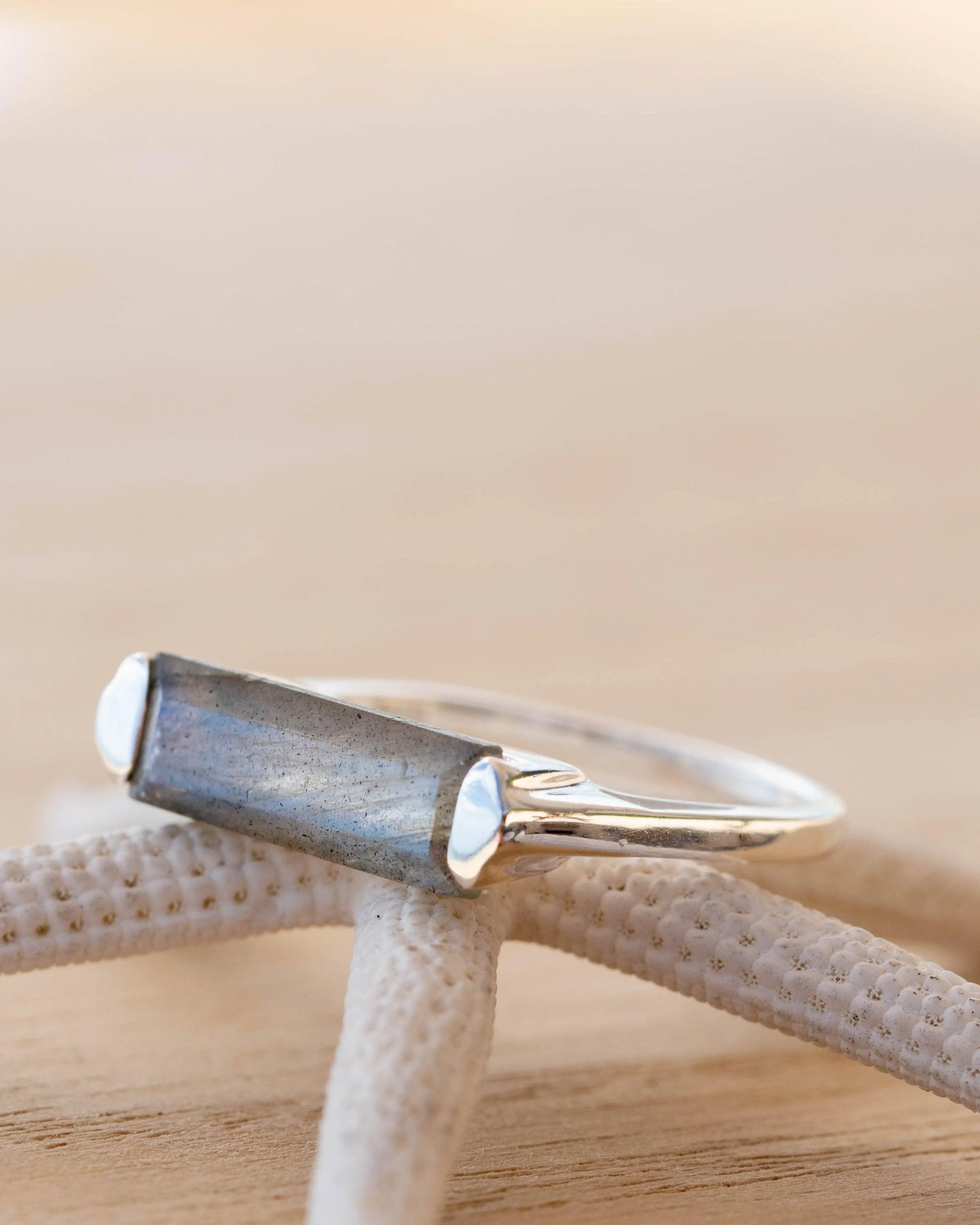 Sterling Silver Rings Carine Ring ~Labradorite ~ Sterling Silver 925 ~ MR228