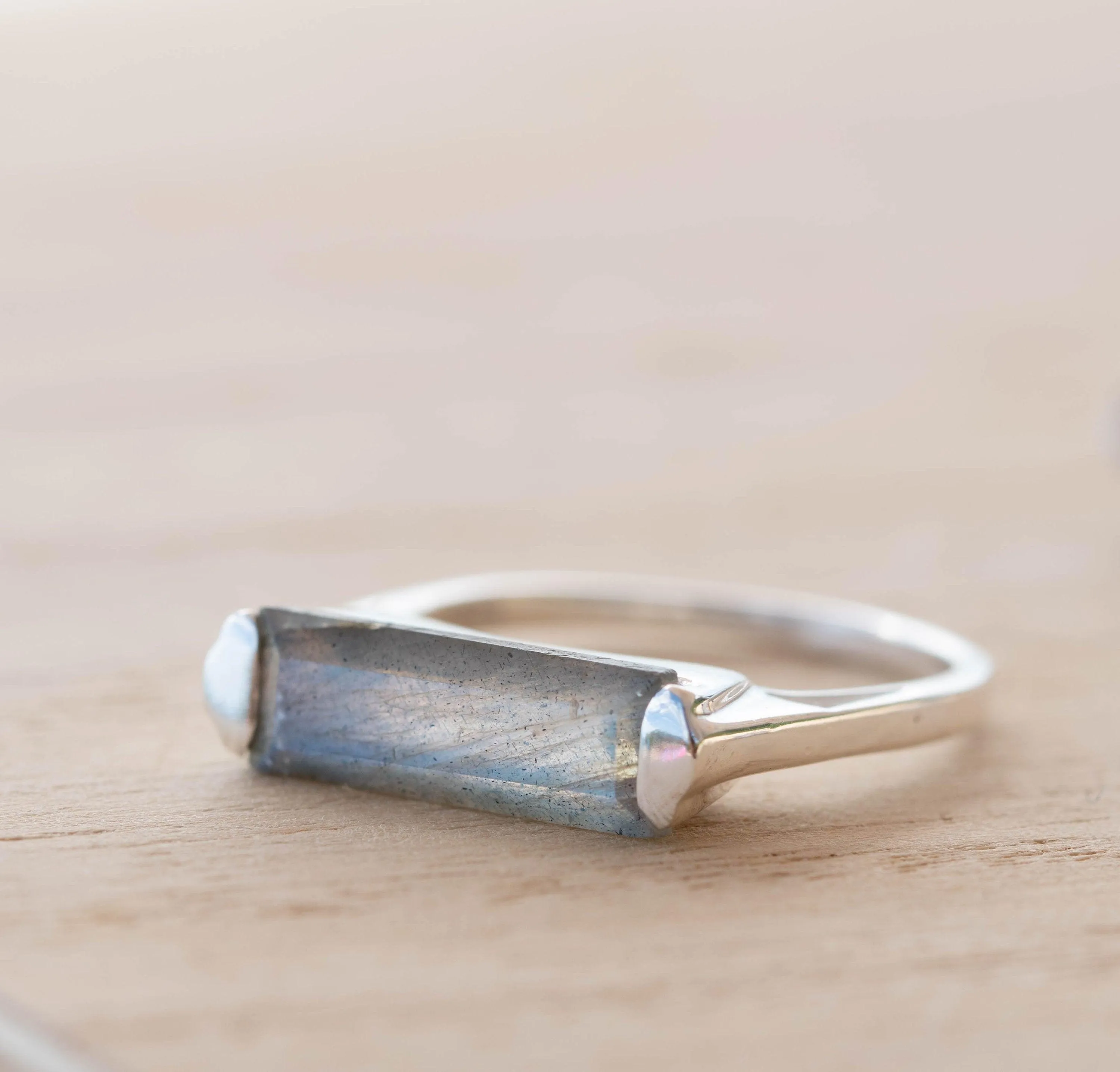 Sterling Silver Rings Carine Ring ~Labradorite ~ Sterling Silver 925 ~ MR228