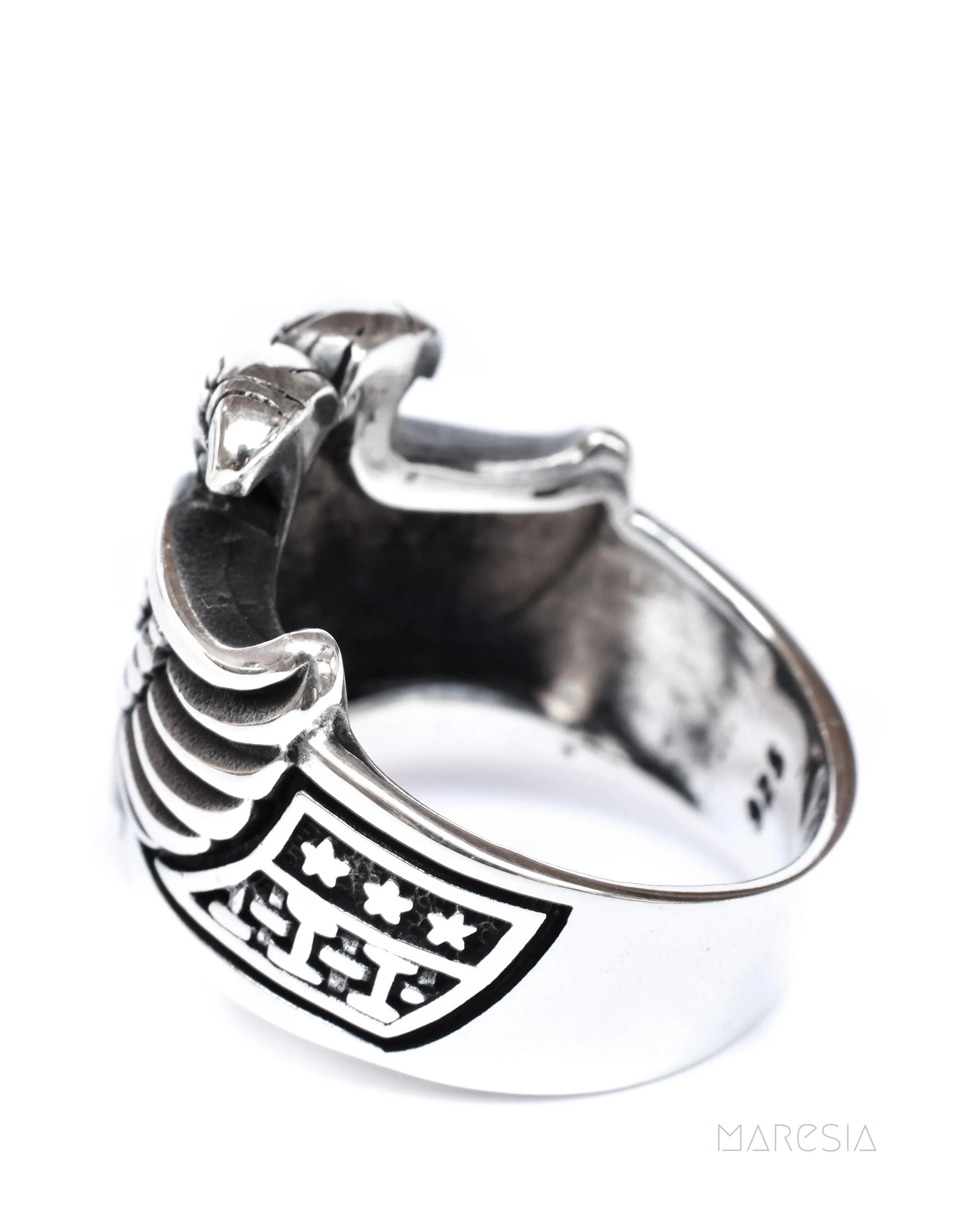 Sterling Silver Rings Eagle Men's Ring ~ Sterling Silver 925 ~