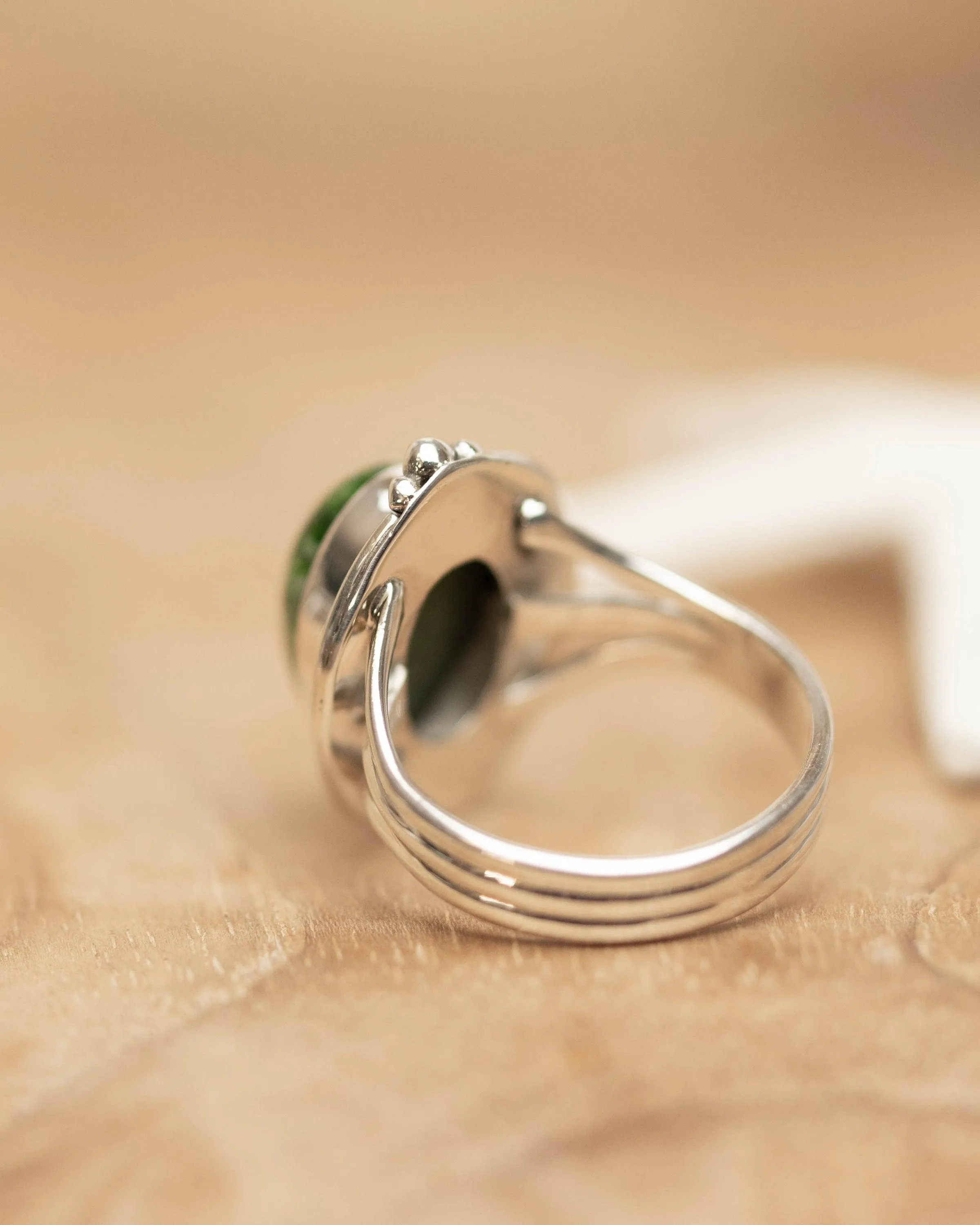 Sterling Silver Rings Karen Moonstone Ring ~ Sterling Silver 925 ~ MR263