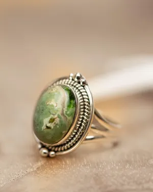 Sterling Silver Rings Karen Varisite Oval Ring ~ Sterling Silver 925 ~ MR260