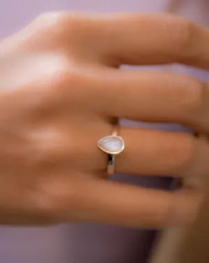 Sterling Silver Rings Moonstone Ring ~Sterling Silver 925 ~ MR206
