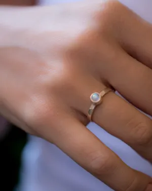 Sterling Silver Rings Moonstone Ring~ Sterling Silver 925 ~ MR207