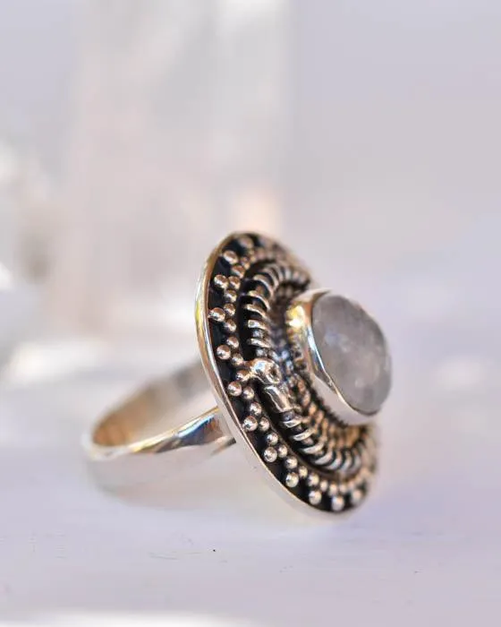 Sterling Silver Rings Moonstone Ring ~Sterling Silver 925 ~ MR220