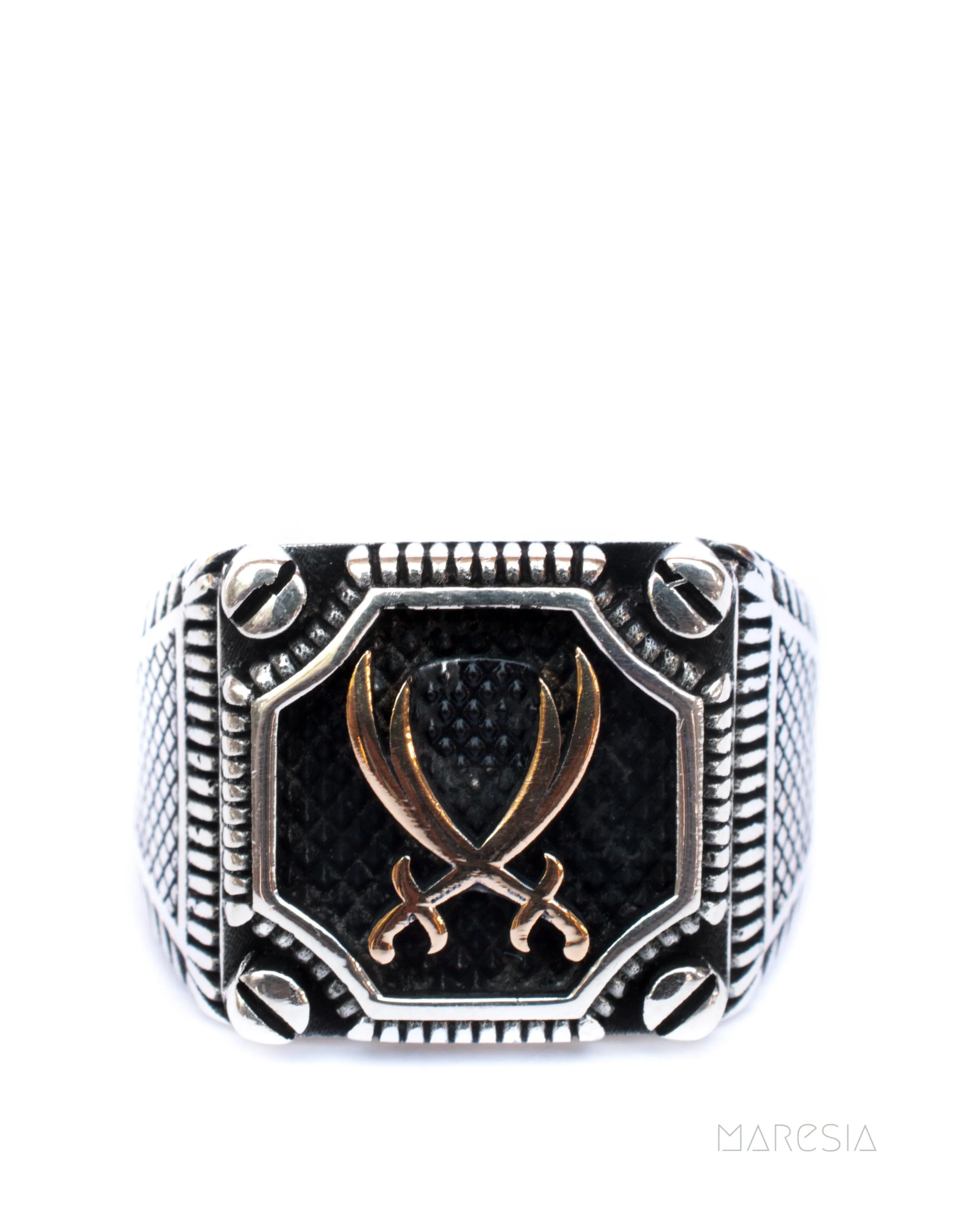 Sterling Silver Rings Swords Men's Ring ~ Sterling Silver 925 ~
