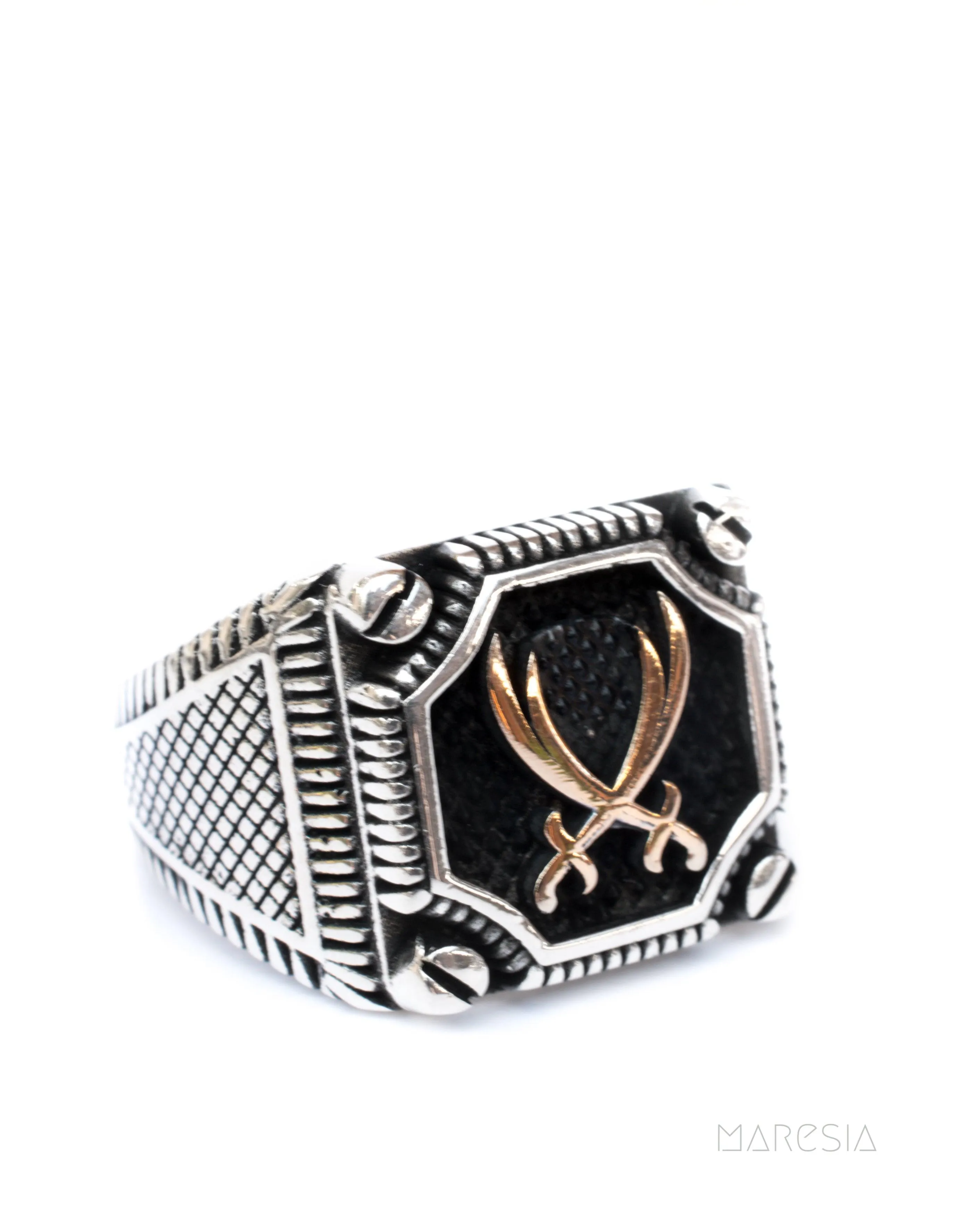 Sterling Silver Rings Swords Men's Ring ~ Sterling Silver 925 ~