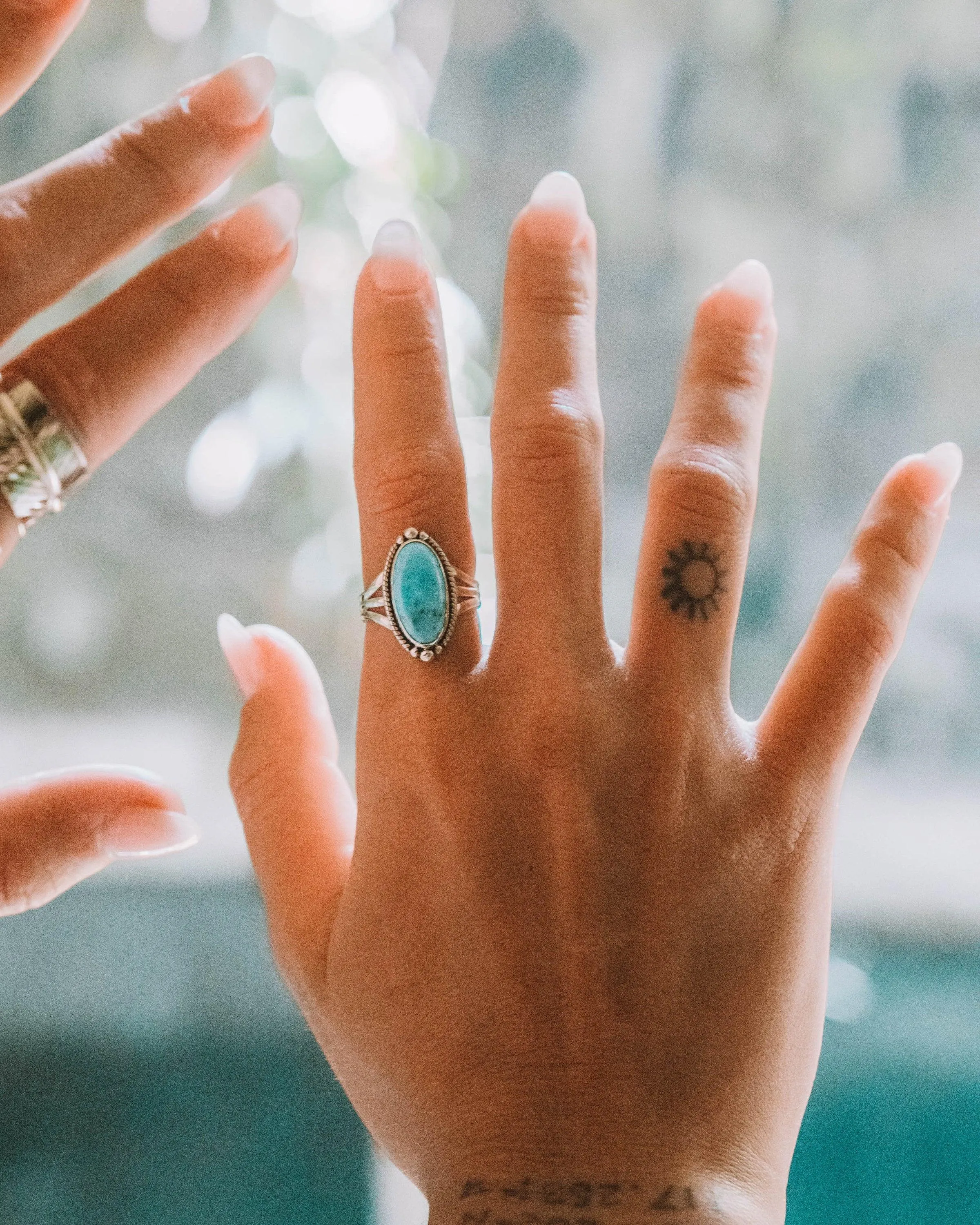 Sterling Silver Rings Turquoise Ring ~ Sterling Silver 925 ~ MR249