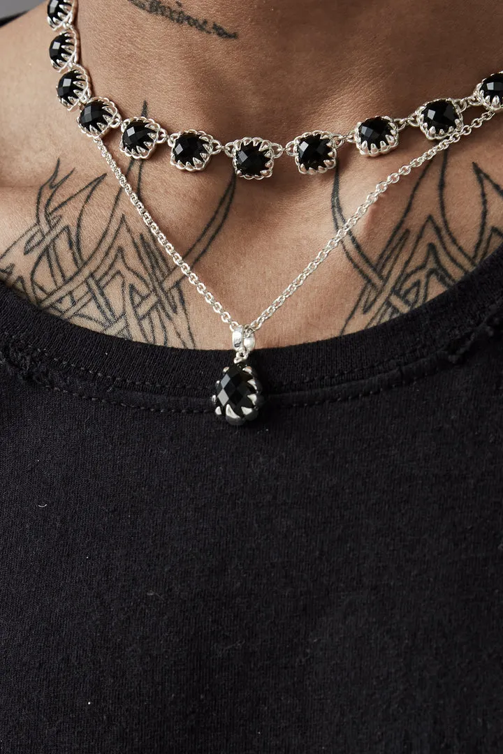 Stolen Girlfriends Club Jewellery Stolen Girlfriends Club - Love Claw Drop Necklace Onyx