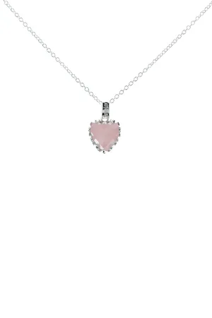 Stolen Girlfriends Club Jewellery Stolen Girlfriends Club - Love Claw Necklace - Rose Quartz