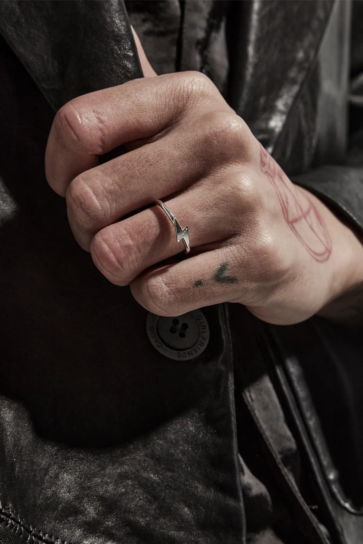 Stolen Girlfriends Club Jewellery Stolen Girlfriends Club - Micro Bolt Ring